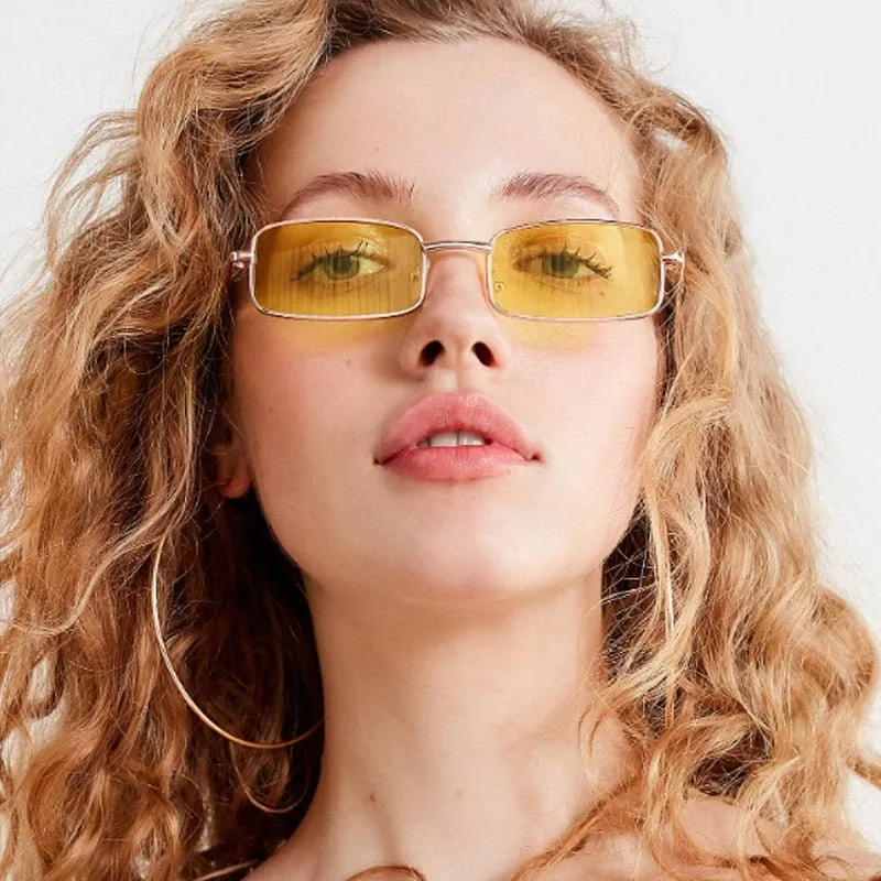 Yellow Shades Square Sunglasses